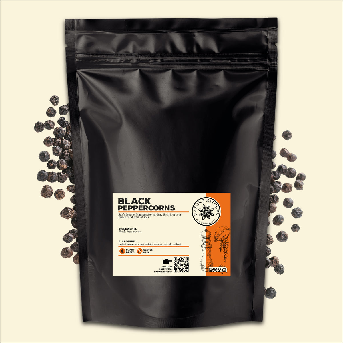 Peppercorns Black 500g